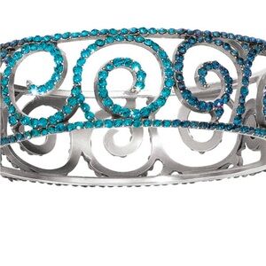 COPY - NWT BRIGHTON SEA OF LOVE CRYSTAL HINGED BANGLE BRACELET